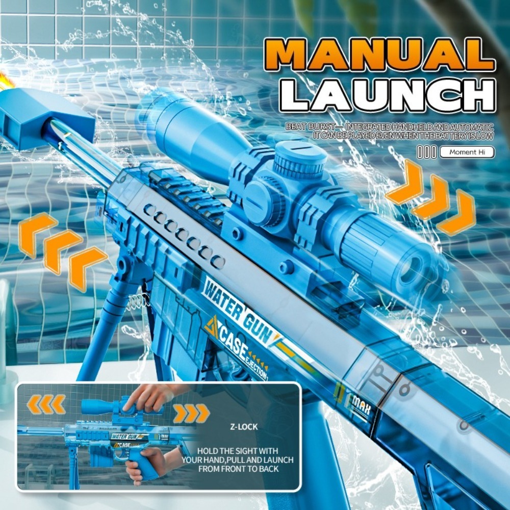 Electric Automatic Sniper Wate - đánh giá và giá Outdoor Camping Games For Kids