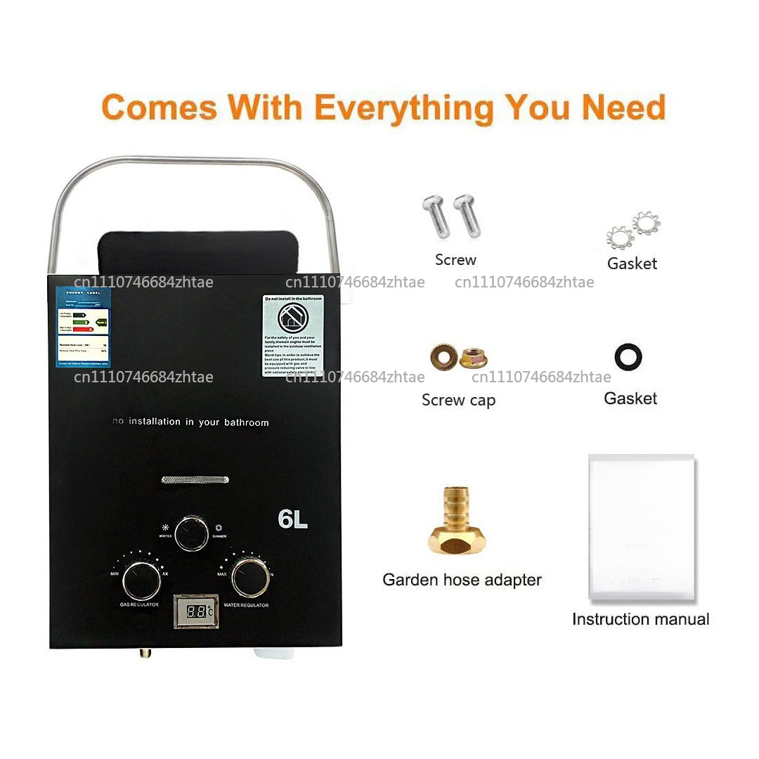 Propane LPG  Gas Tankless Wate - đánh giá và giá Outdoor Camping Hot Water Heater