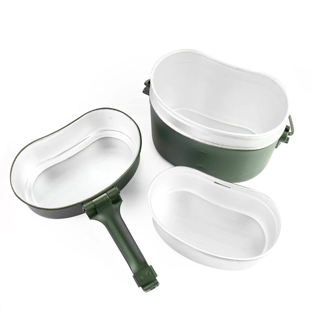 Portable Alloy Pot and Bowl Lu - đánh giá và giá Outdoor Camping Kitchen Set